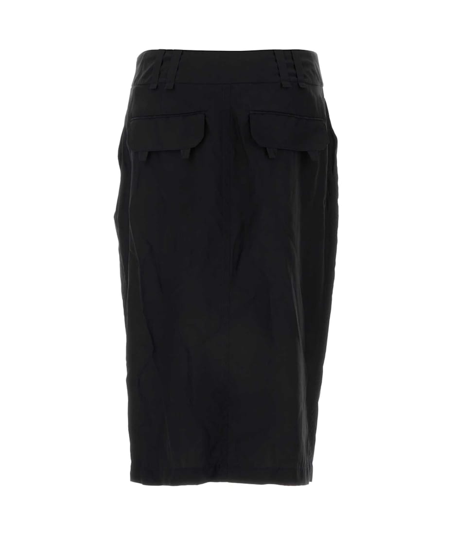 スカート Saint Laurent Black Crepe Skirt Saint Laurent Black Crepe Skirt | italist