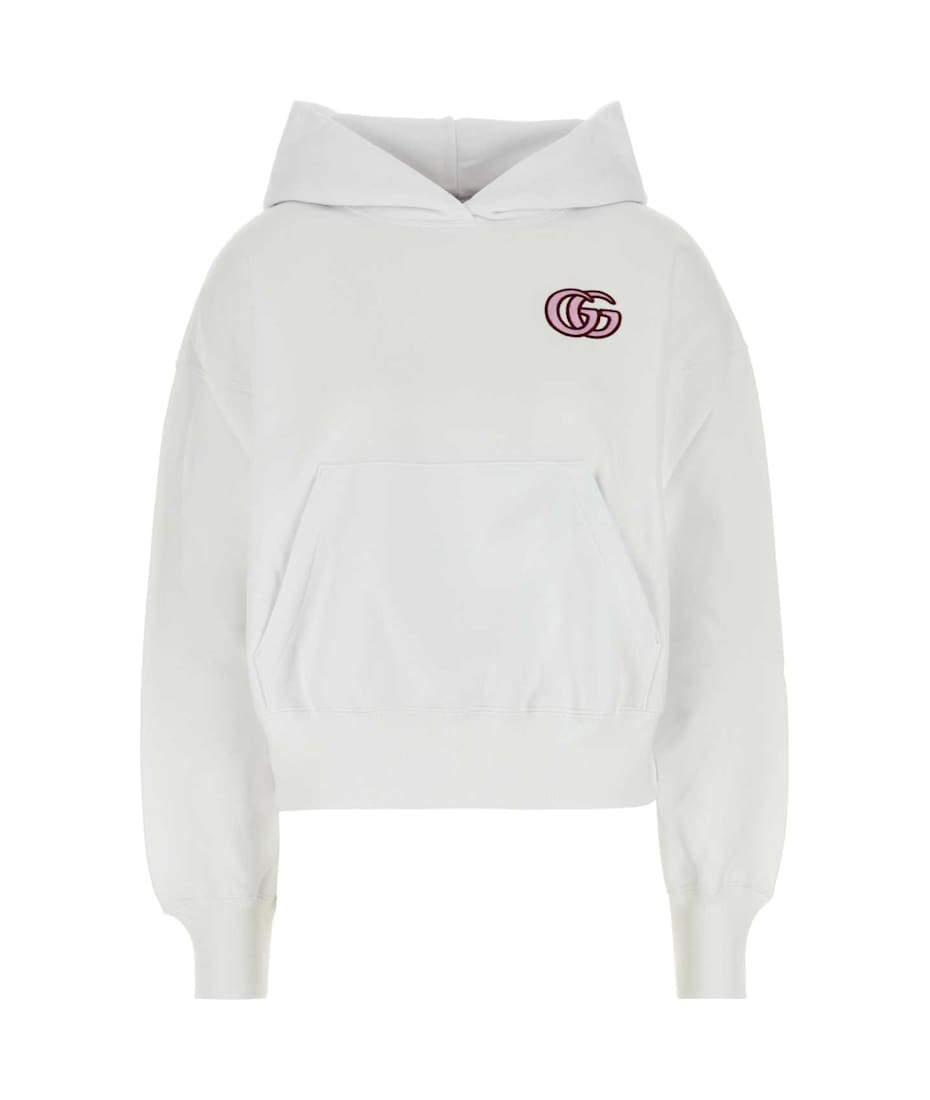 Gucci White Cotton Sweatshirt | italist