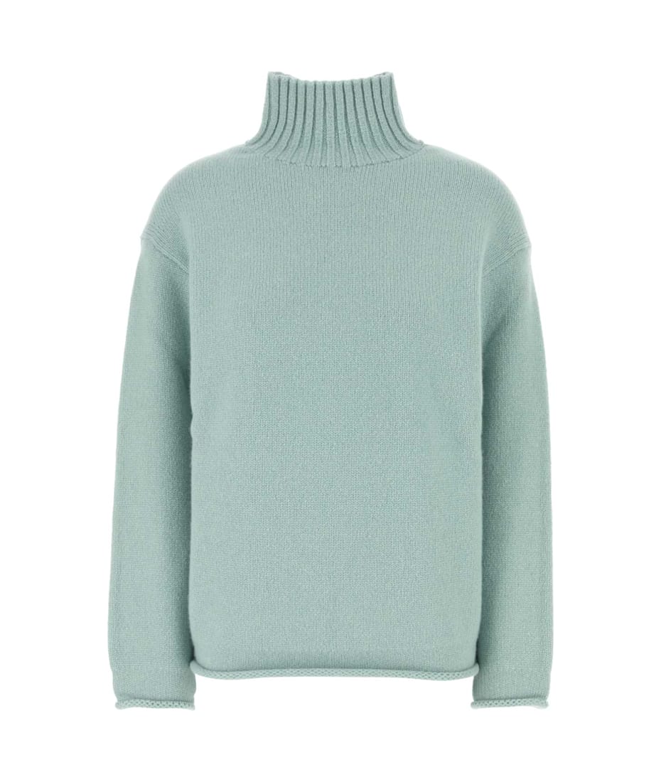 Bottega Veneta Sea Green Cashmere Sweater italist, ALWAYS LIKE A