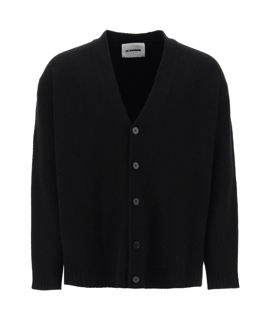 Jil Sander Boiled Wool Cardigan | italist