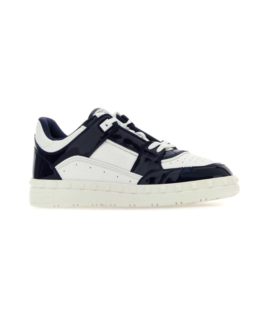 スニーカー VALENTINO Two-tone leather Freedots sneakers Valentino Garavani Freedots Sneakers | italist