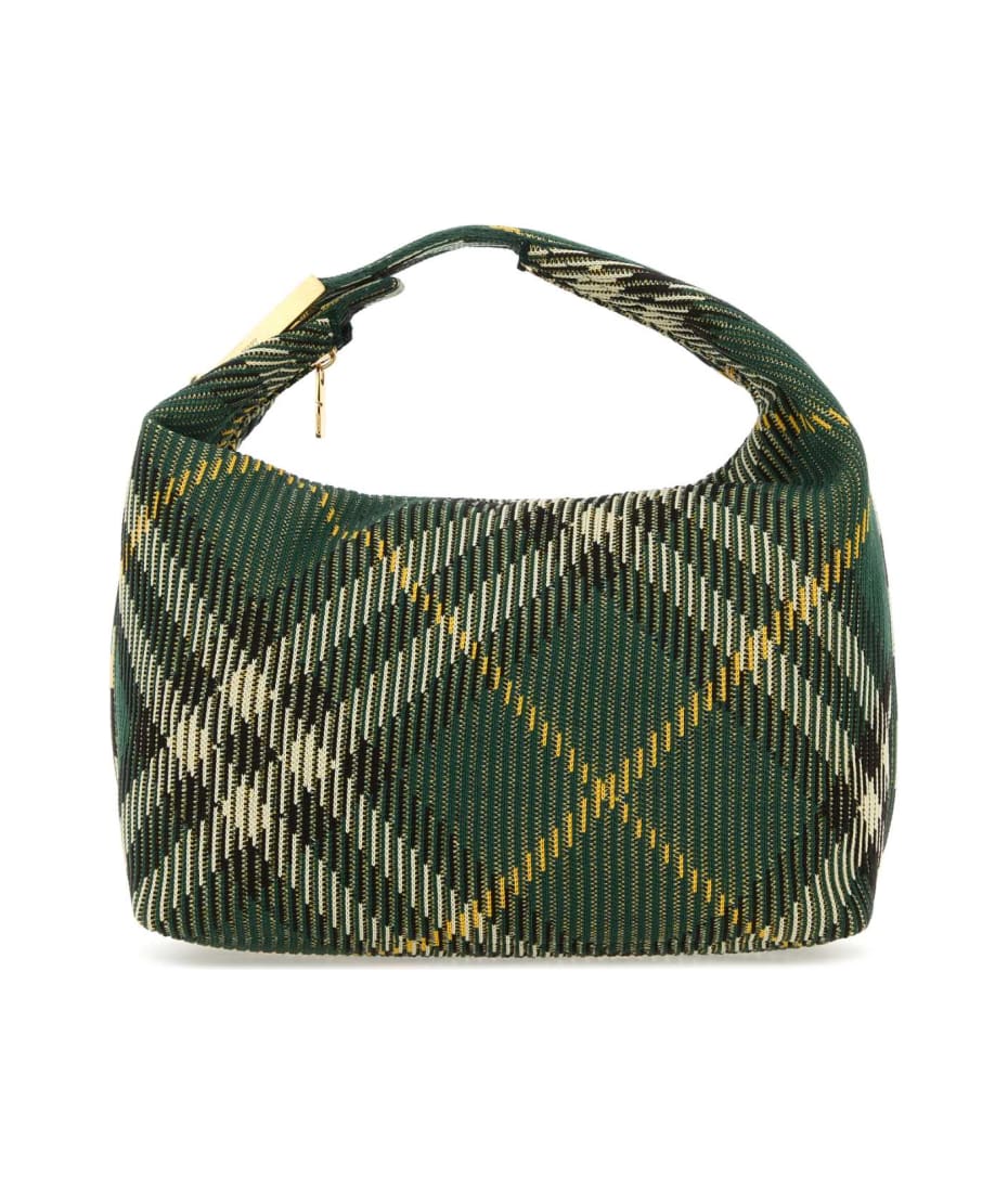 ハンドバッグ BURBERRY EMBROIDERED NYLON MEDIUM PEG HANDBAG Burberry Embroidered Nylon Medium Peg Handbag | italist