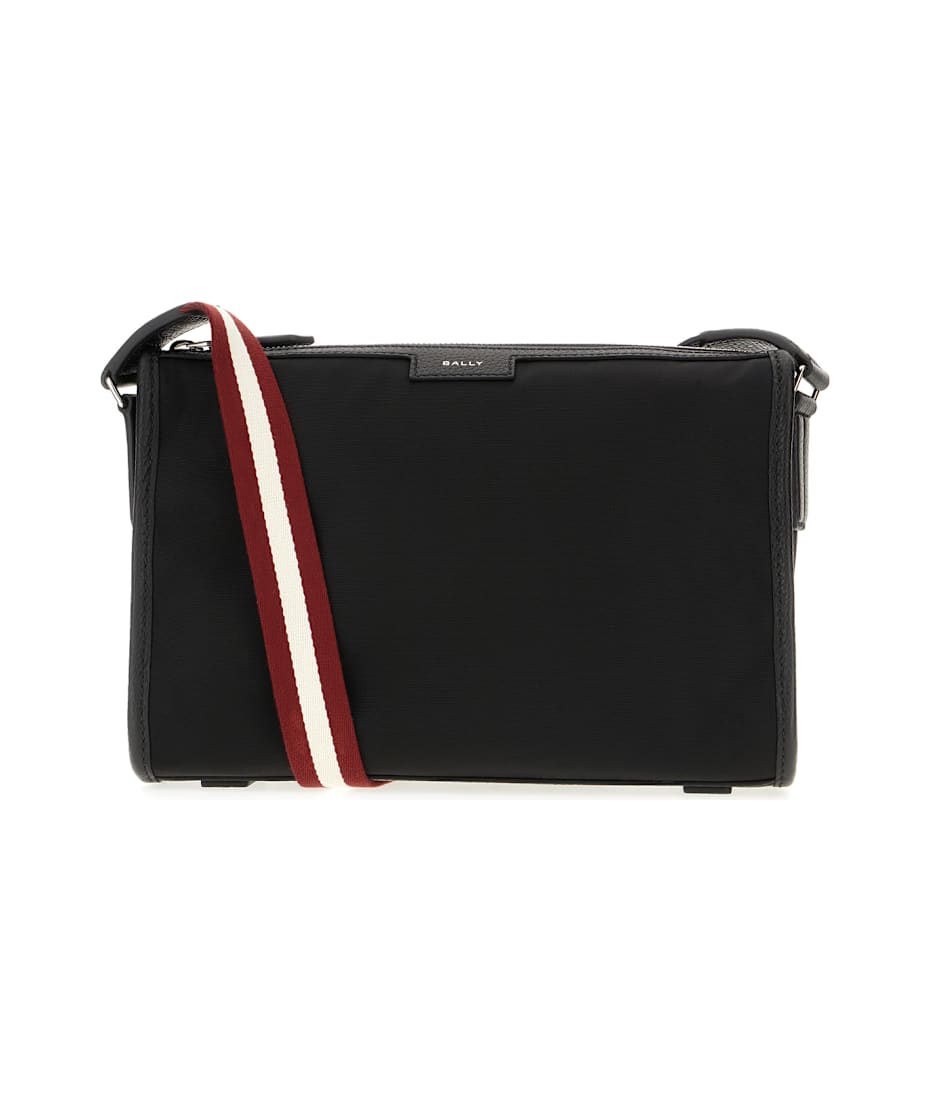 BALLY｜ (MAC03QNY223-U901P) Bally Black Nylon Crossbody Bag | italist