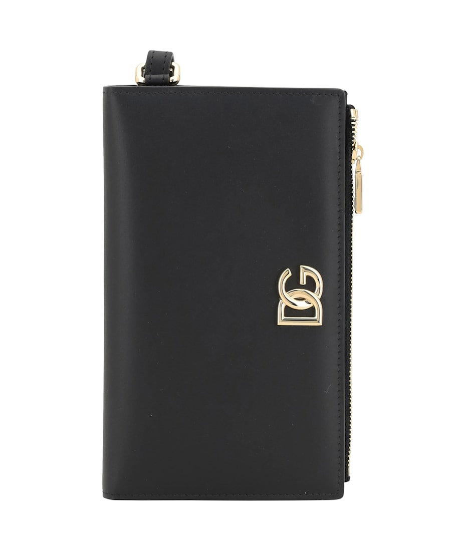 【関税＆送料込み】Dolce & Gabbana Logo Passport Holder Coated jacquard passport holder in Multicolor for Men