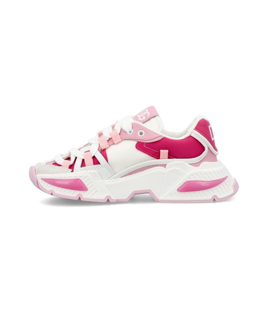 Dolce & Gabbana Airmaster Sneakers - Bianco/rosa/fuxia