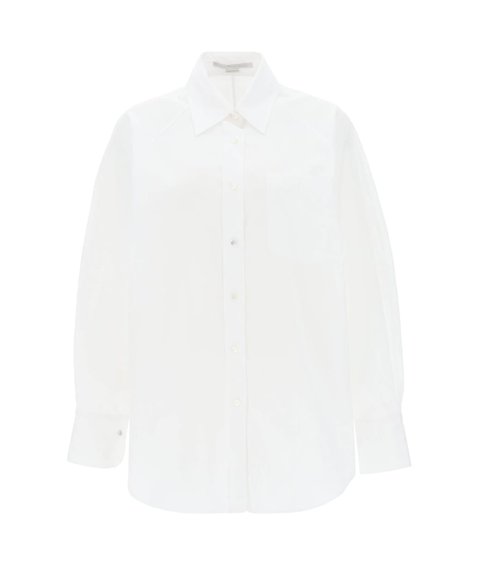 Tシャツ・カットソー Stella McCartney White poplin shirt (620035SMA90 9000) Stella McCartney Cotton Poplin Shirt | italist