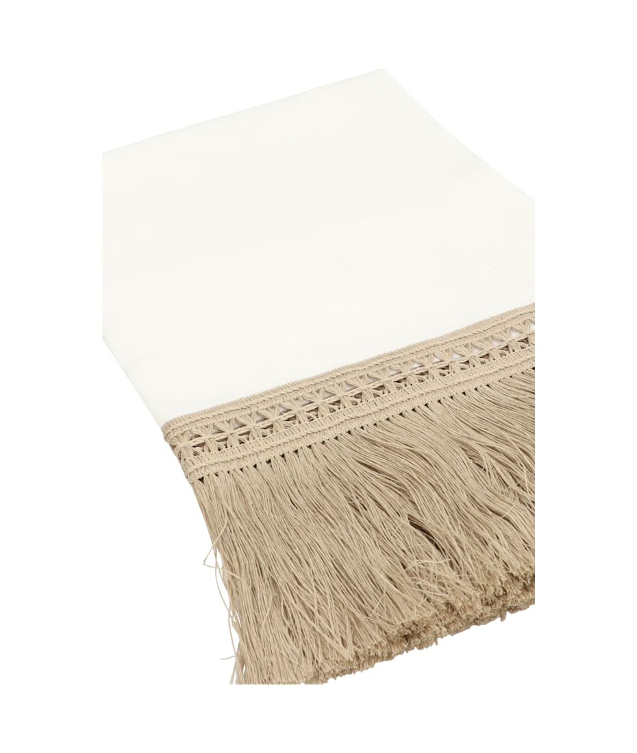 【送料&関税込】Max Mara Grammo Linen Stole Linen yarn stole, beige | 