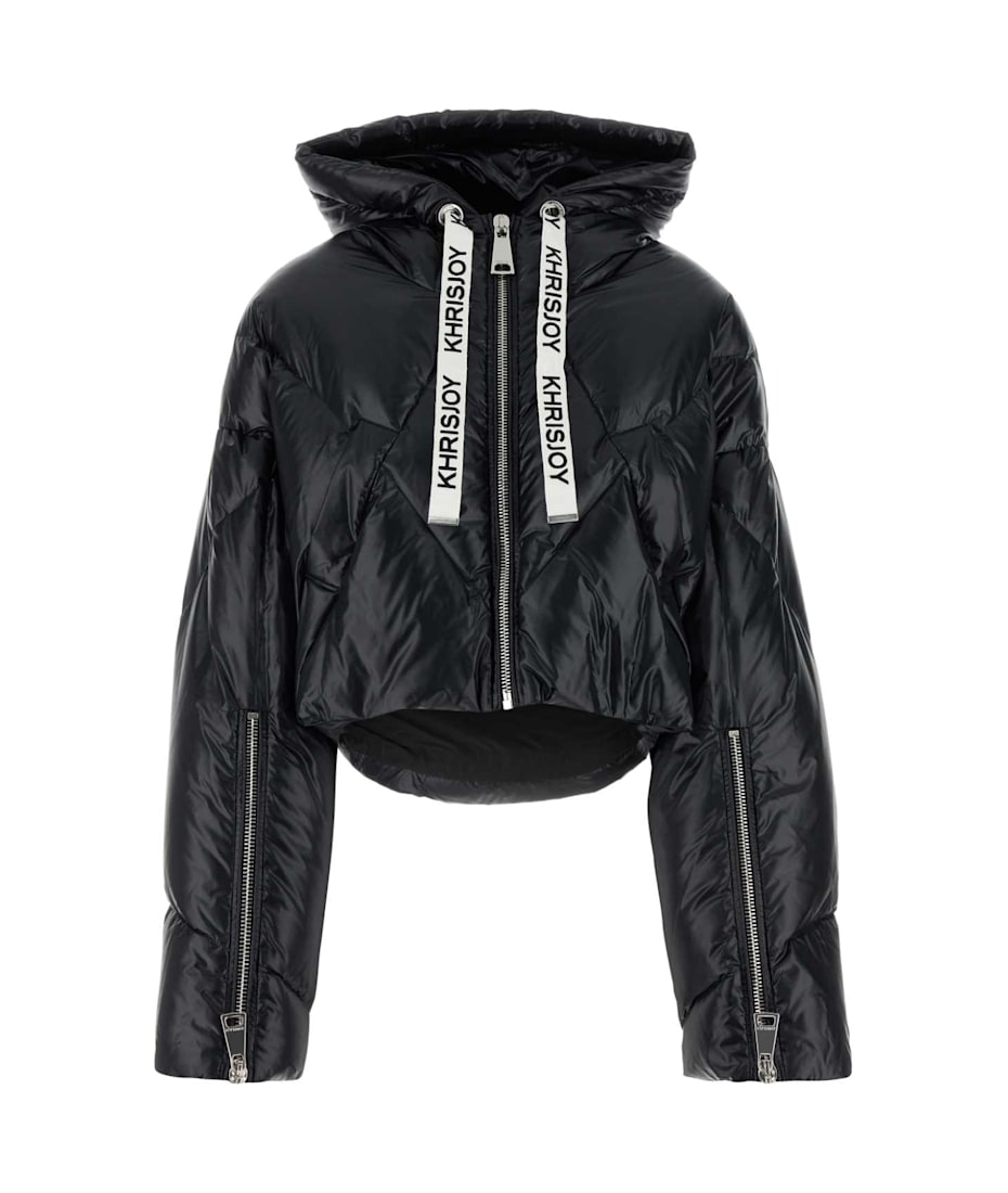 Khrisjoy ダウンジャケット ブラック FW24/25 Khrisjoy Black Nylon Down Jacket | italist