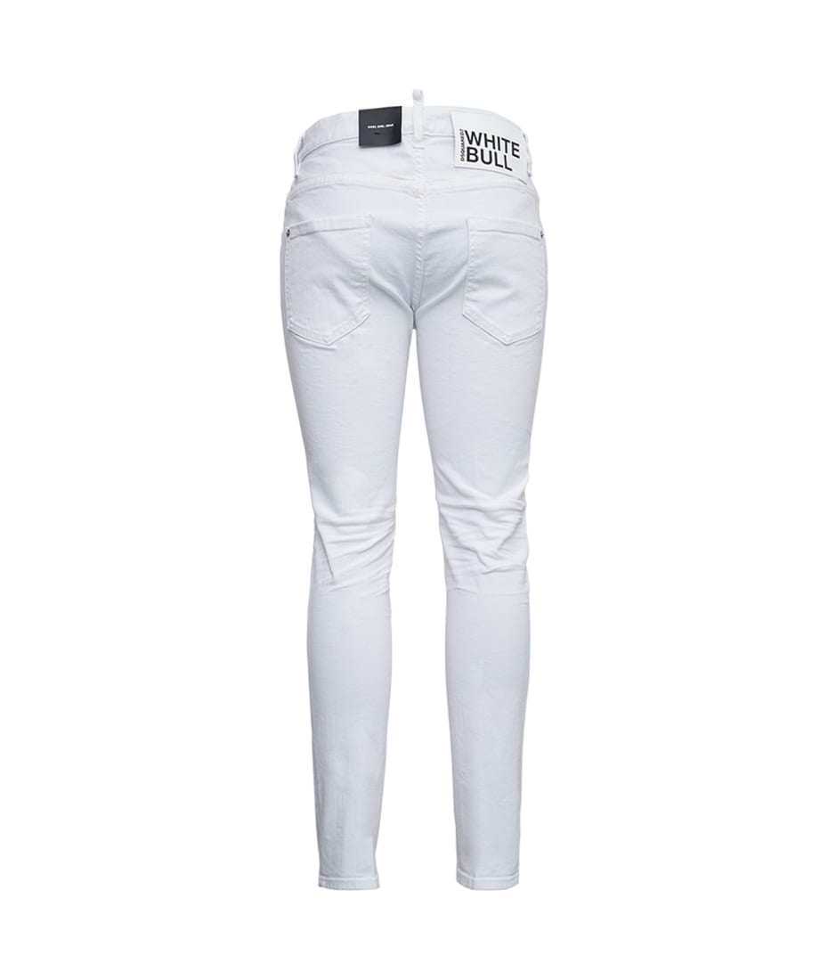 Dsquared2 Cool Girl White Denim Jeans