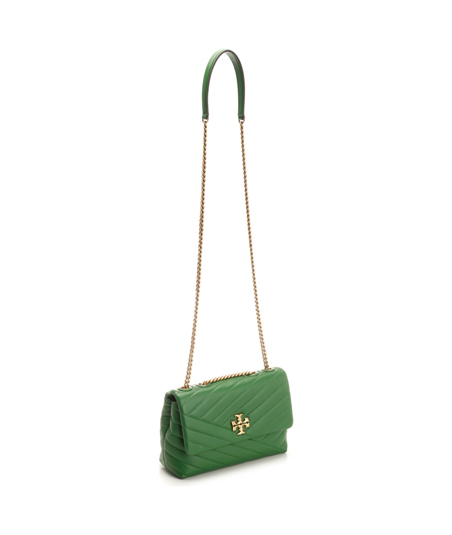 Cross body bags Tory Burch - Small kira bag in green leather - 90452301