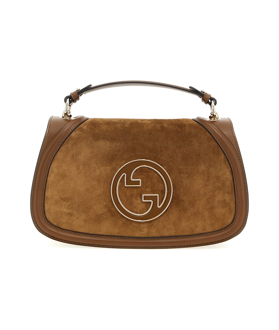VIP【送料関税込】GUCCI GUCCI BLONDIE SUEDE LEATHER HANDBAG 815723_CAAAU_2808_009_100_0000