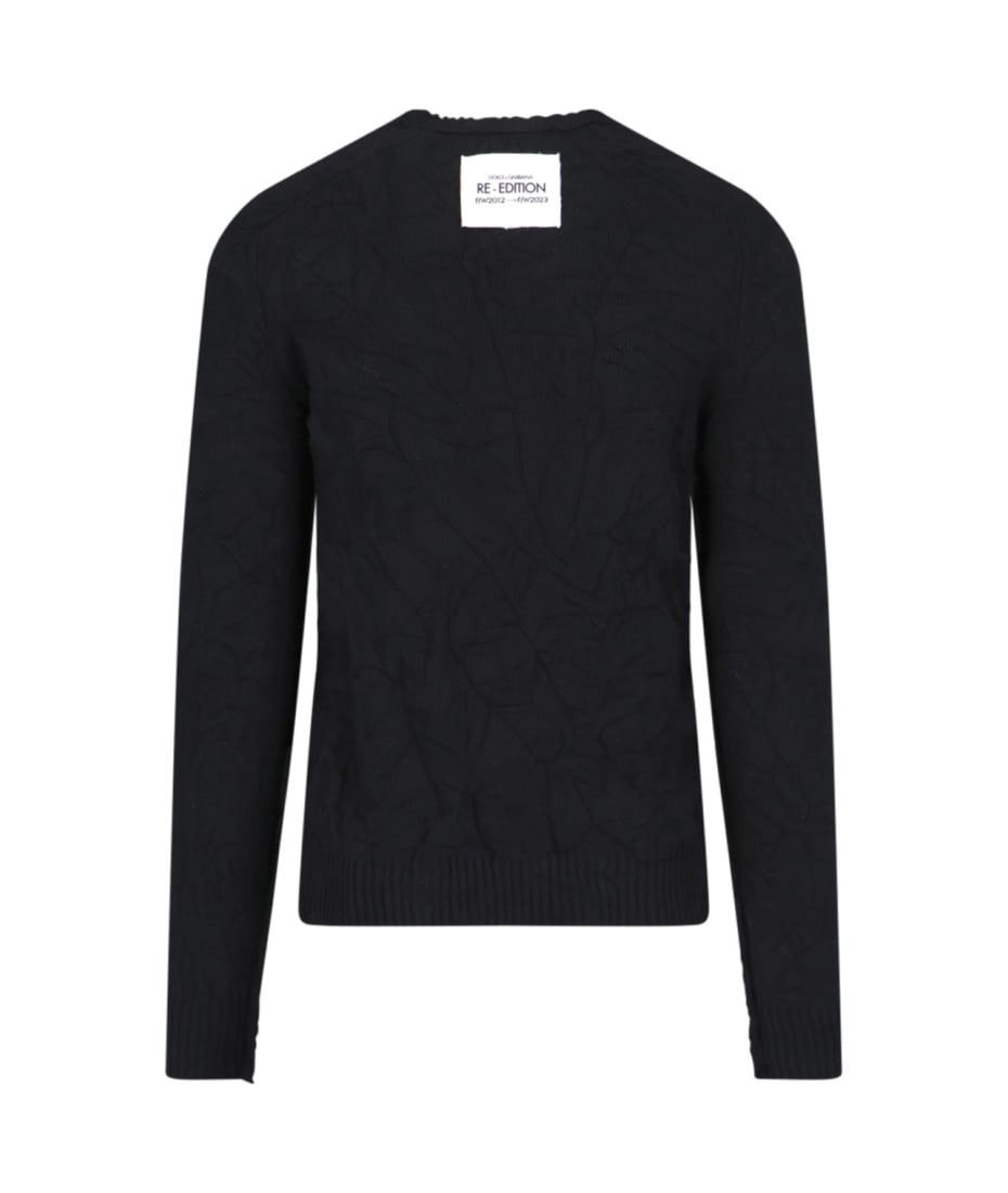 【送料&関税込】Dolce & Gabbana Black Wool Blend Sweater Dolce & Gabbana Black Wool Blend Sweater | italist