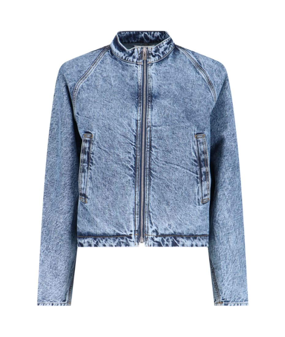 ALAIA Denim Biker Jacket