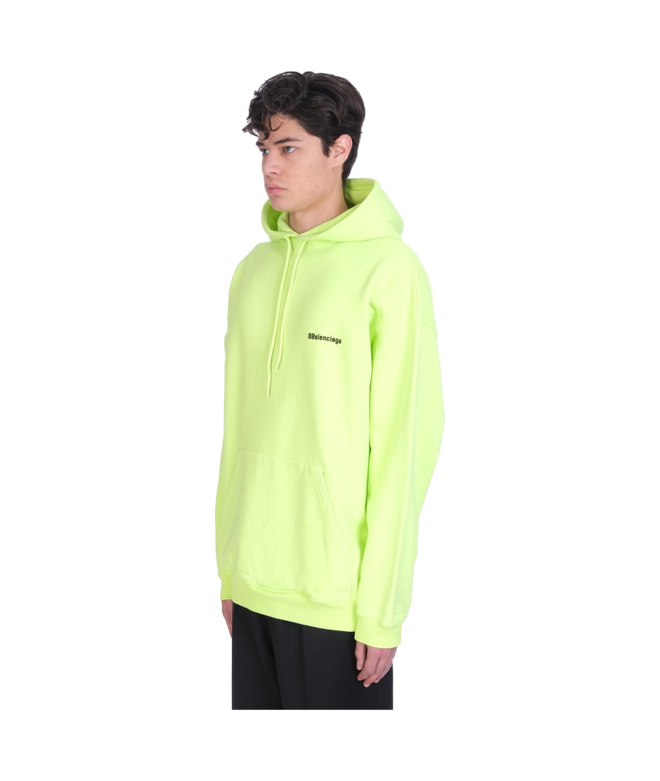 Lime green balenciaga online hoodie