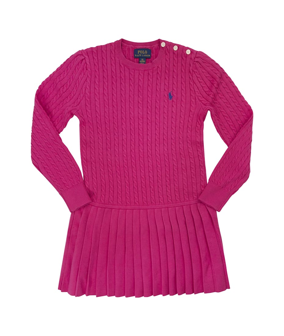 Polo Ralph Lauren Pleated Polo Dress In Stretch Piqu | italist, ALWAYS  LIKE A SALE
