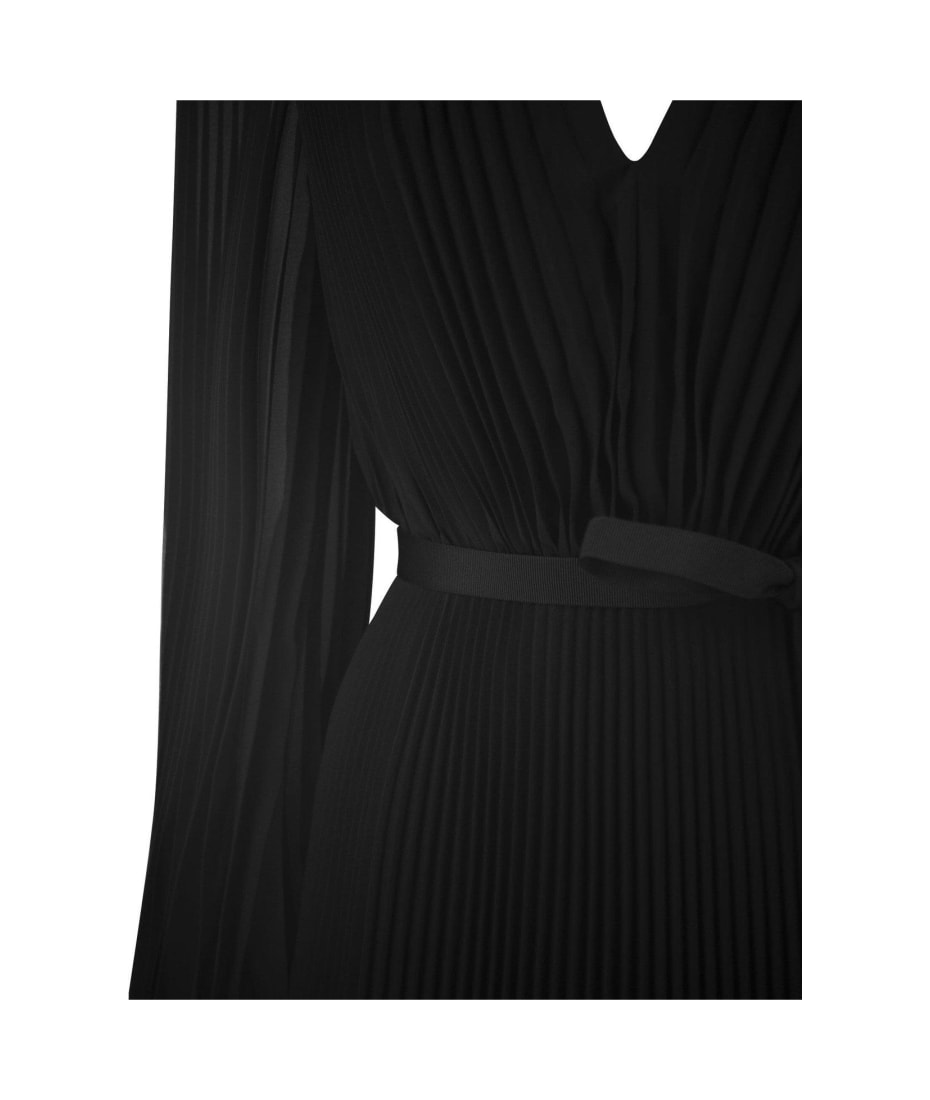 【送料&関税込】Max Mara V-neck Pleated Mini Dress Max Mara V-neck Pleated Mini Dress | italist