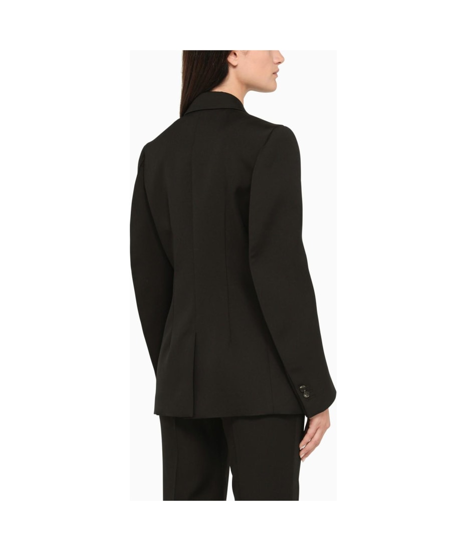 Bottega Veneta Black Wool Tuxedo Jacket | italist