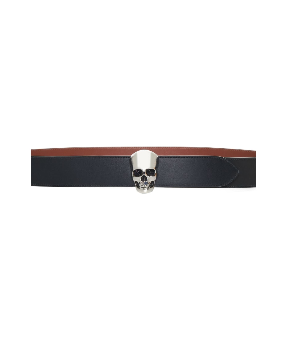 ベルト ALEXANDER MCQUEEN Cintura Alexander McQueen Womens Long Pebbled Leather Belt | eBay