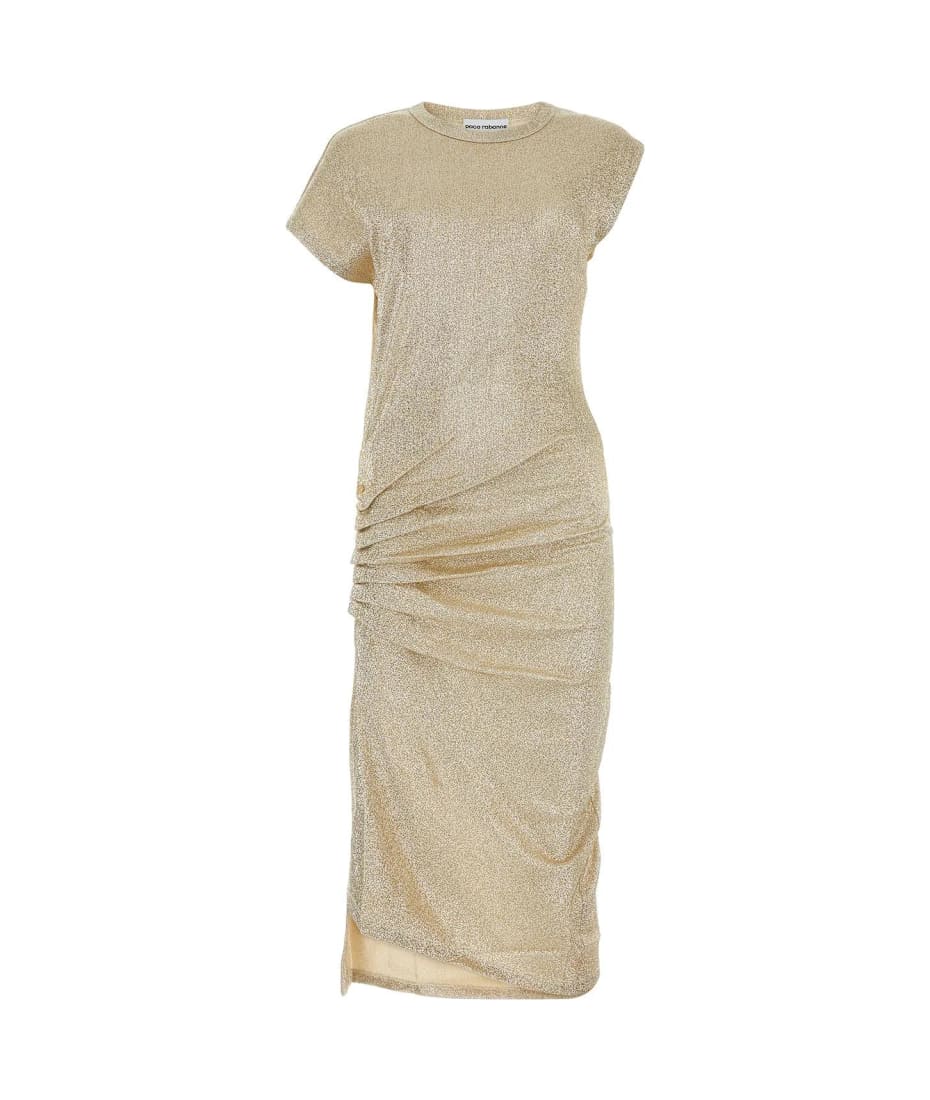 creamy golden sesame dressing PACO RABANNE 1970s Vintage Gold-Tone Chain Mail Maxi Dress Size S – VINTAGE  VON WERTH