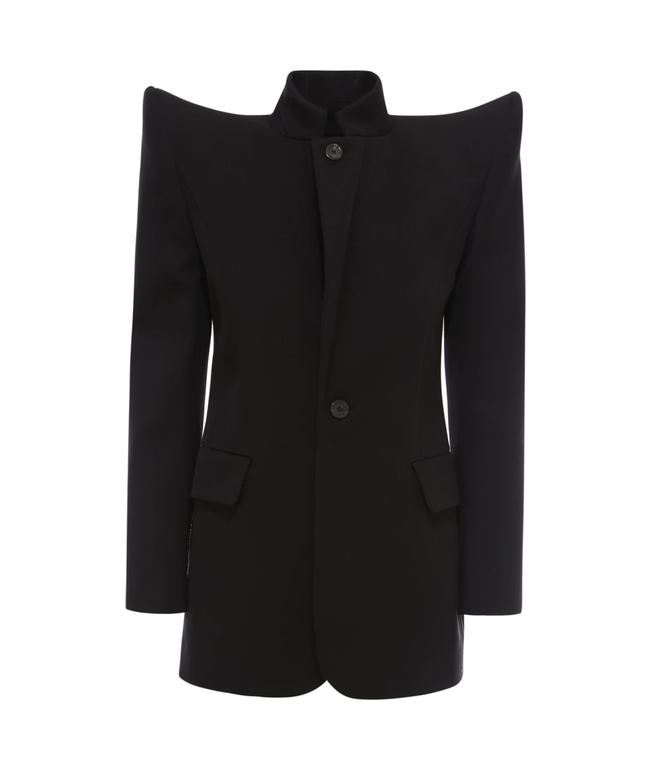 アウターその他 BALENCIAGA Woman Blazer Black 768891TPT24 1000 Balenciaga Pagoda Blazer | italist