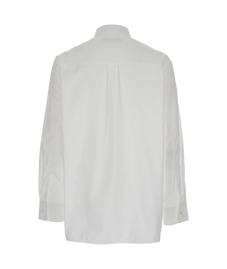 Tシャツ・カットソー J W ANDERSON White Shirt with Classic Collar in Cotton Man J.W. Anderson White Shirt With Classic Collar In Cotton Man