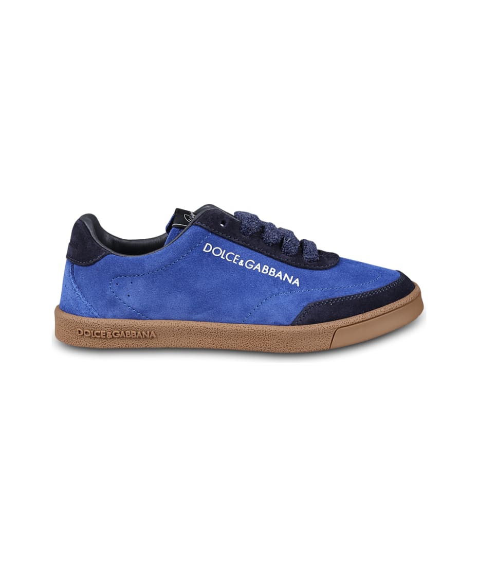 Dolce Gabbana Blue Sneakers For Boy With Logo italist, ALWAYS