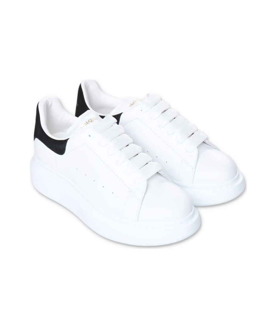 Seraph ijzer capaciteit Alexander Mcqueen Sneakers Bianche In Pelle Con Lacci Bambino | italist,  ALWAYS LIKE A SALE