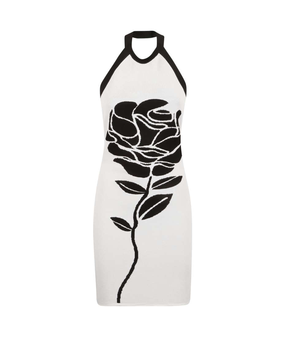 Balmain Embroidered Halterneck Slim Dress | italist, ALWAYS LIKE A SALE