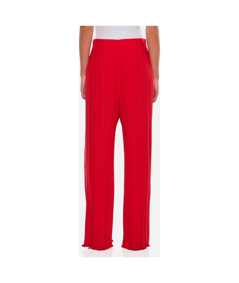 【関税込み】lanvin Pleated pants Lanvin straight-leg Pleated Wool Trousers | Black | FARFETCH BH