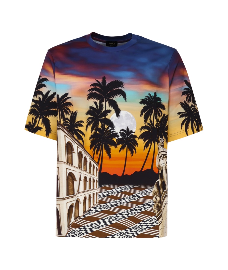 【送料&関税込】Fendi T-shirt Summer In Roma Fendi T-shirt Summer In Roma | italist