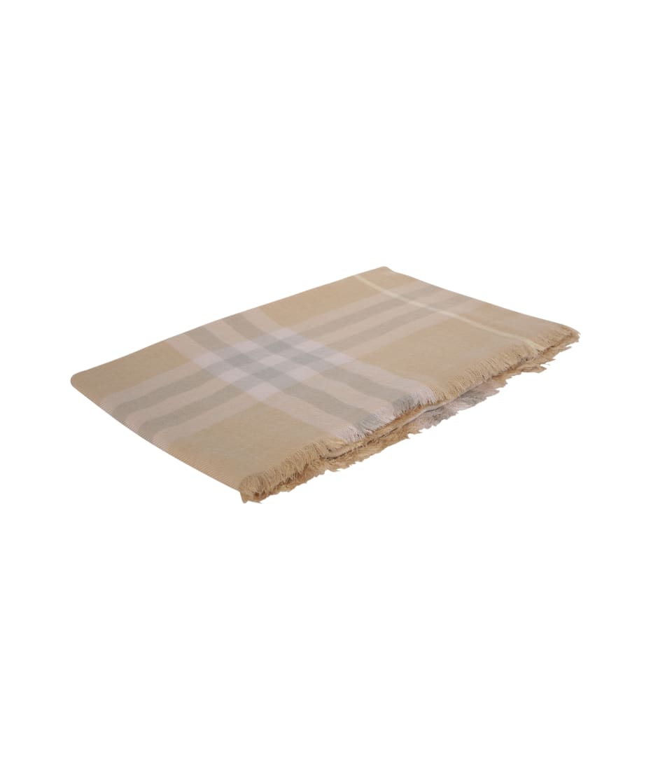 【送料&関税込】Burberry Vintage Check Fringed-edge Scarf - Burberry Vintage Check Fringe Cashmere Scarf | Neiman Marcus