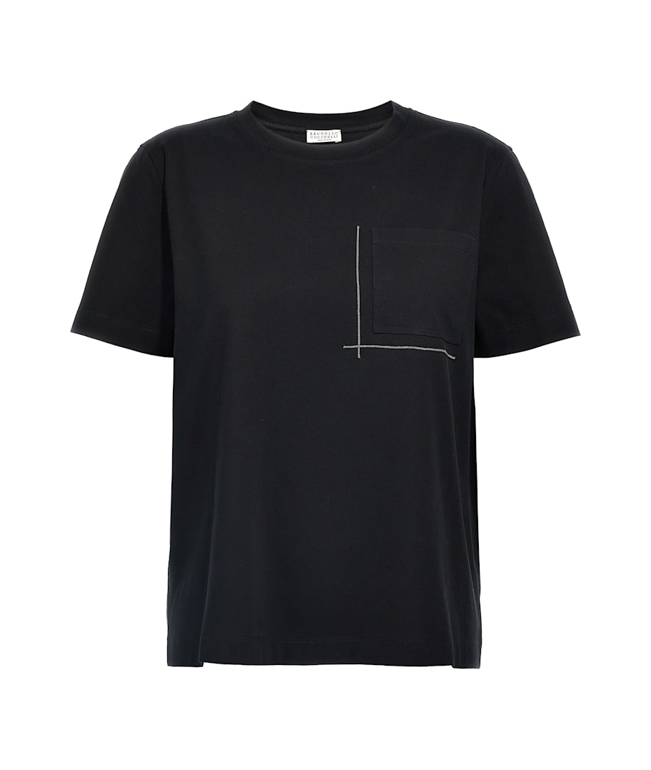 Tシャツ・カットソー BRUNELLO CUCINELLI SS25 T-shirt Monile (M0T81HA850 C6159) Brunello Cucinelli T-shirt Monile | italist