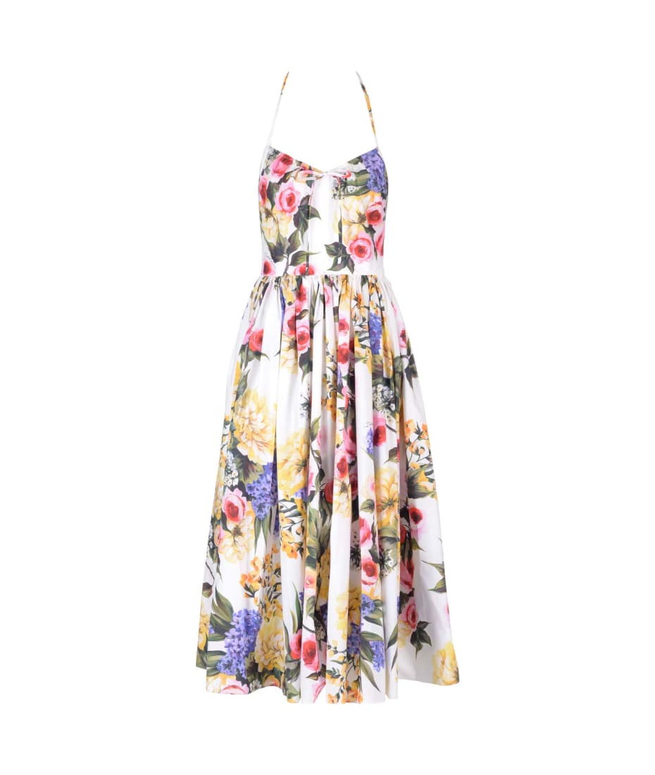Dolce & Gabbana Garden Print Cotton Poplin Dress | italist, ALWAYS LIKE A  SALE
