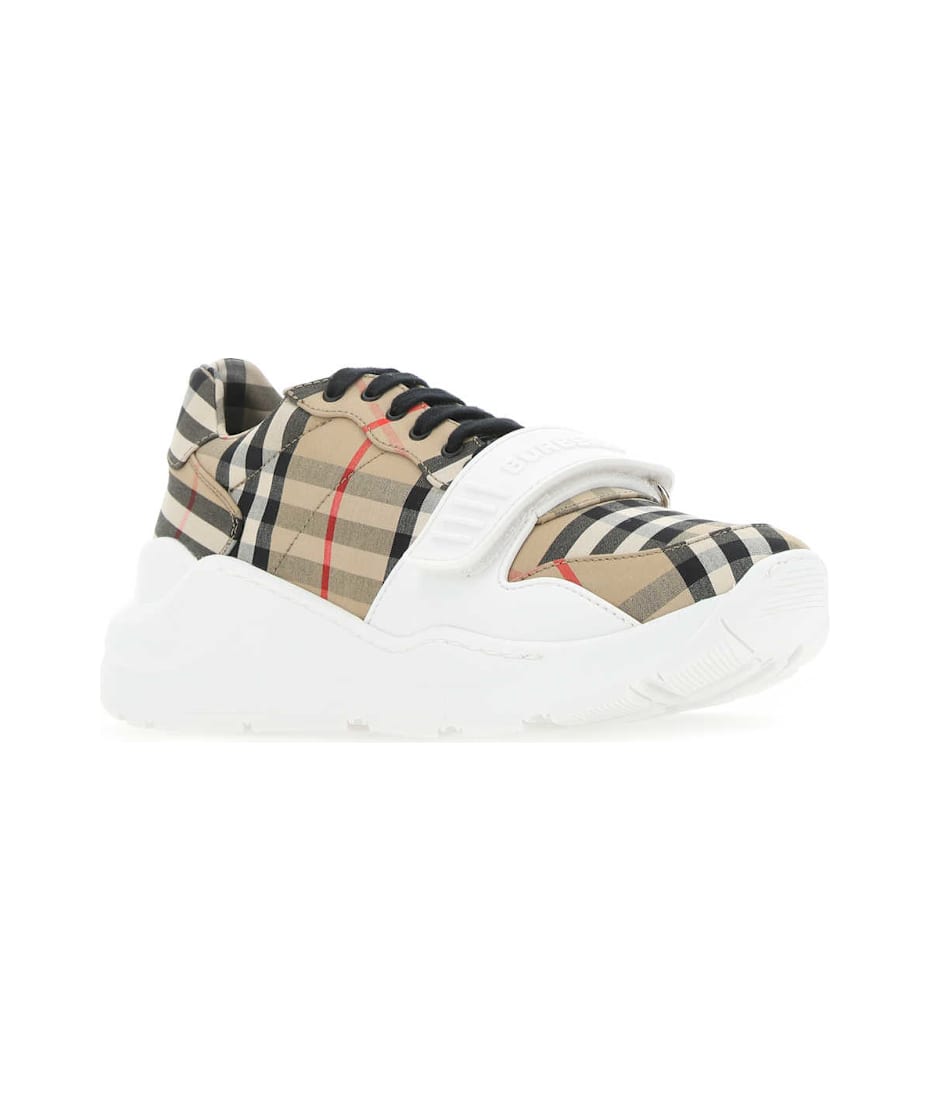 Burberry Embroidered Cotton Sneakers | italist