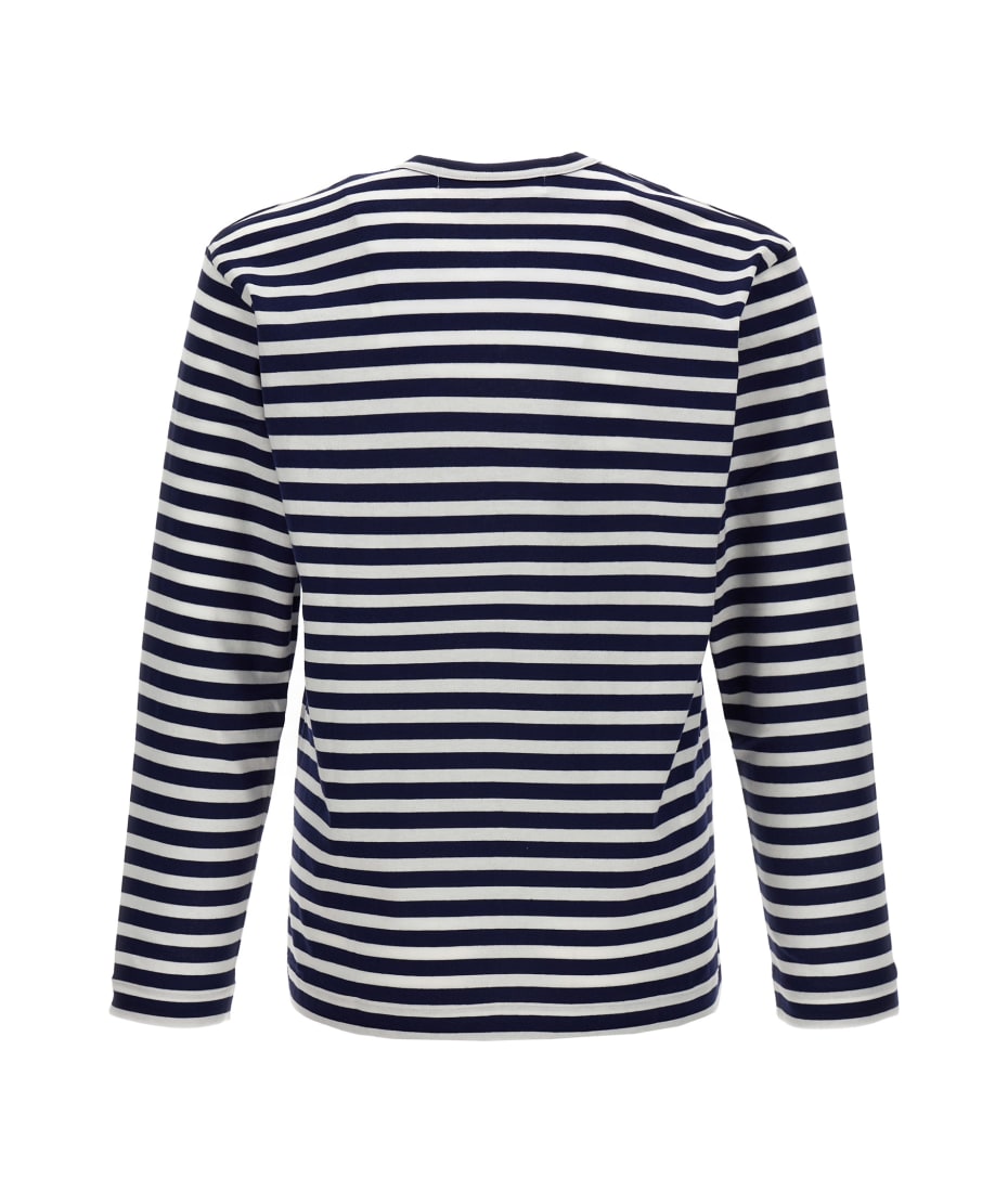 Comme des Garçons Logo Patch Stripes T-shirt | italist