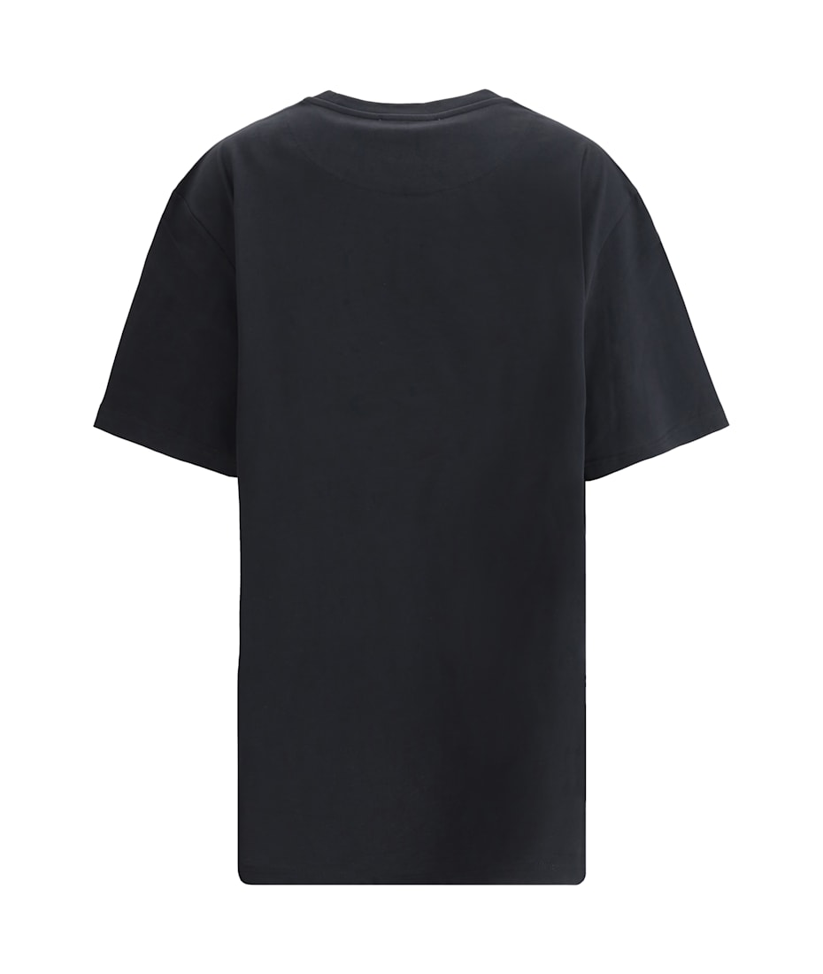 Tシャツ・カットソー THE ATTICO SS25 SHIRT STRASS (250WCT00351JJJ051 879) The Attico Asymmetric hem oversize cotton t-shirt | The
