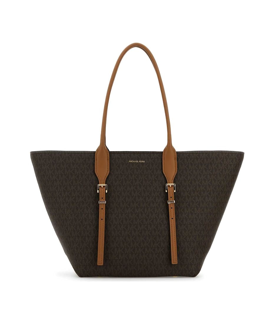 【送料&関税込】Michael Kors Printed Canvas Moore Shopping B Michael Kors Printed Canvas Moore Shopping Bag | italist