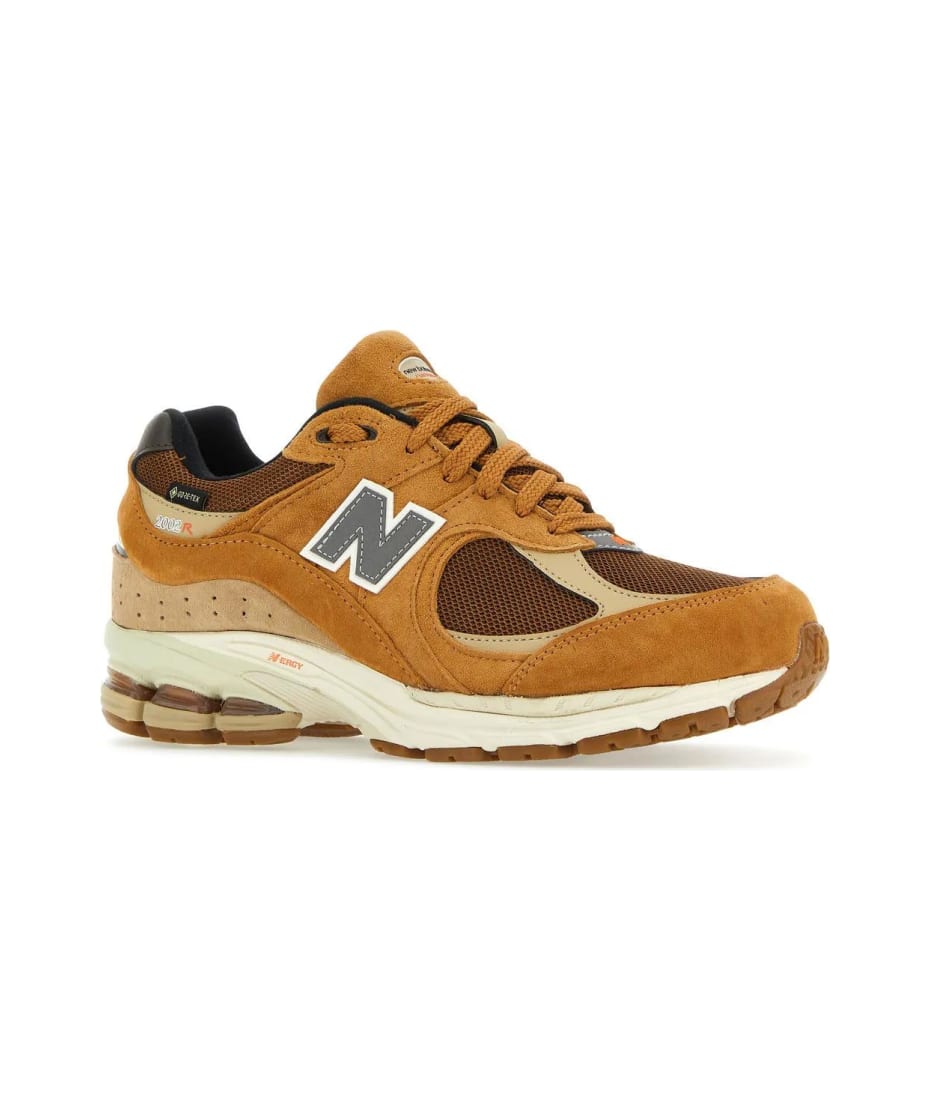 New Balance Camel Suede And Mesh 2002r Sneakers | italist New Balance Camel Suede And Mesh 2002r Sneakers | italist