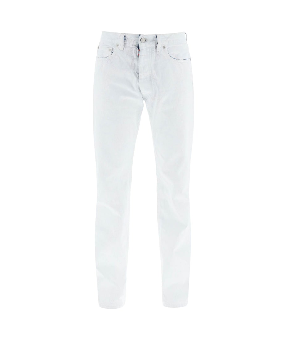 ■Maison Margiela■ Painted Detail Denim Pants Greencast Ind Maison Margiela / MMA PAINT DENIM PANTS | MENS | KOH'S LICK