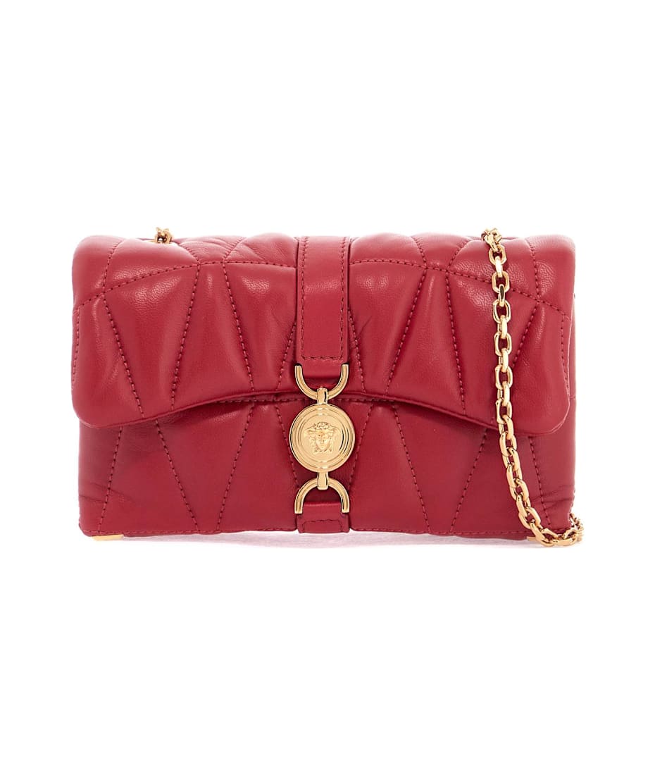 【送料&関税込】Versace cleio Small Red Leather Crossbody Ba Versace 'cleio' Small Red Leather Crossbody Bag | italist
