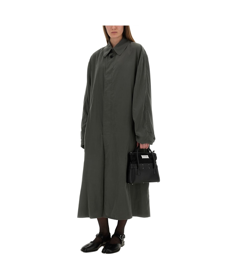 【送料&関税込】Maison Margiela Single-breasted Trench MAISON MARGIELA Belted cotton-blend gabardine trench coat