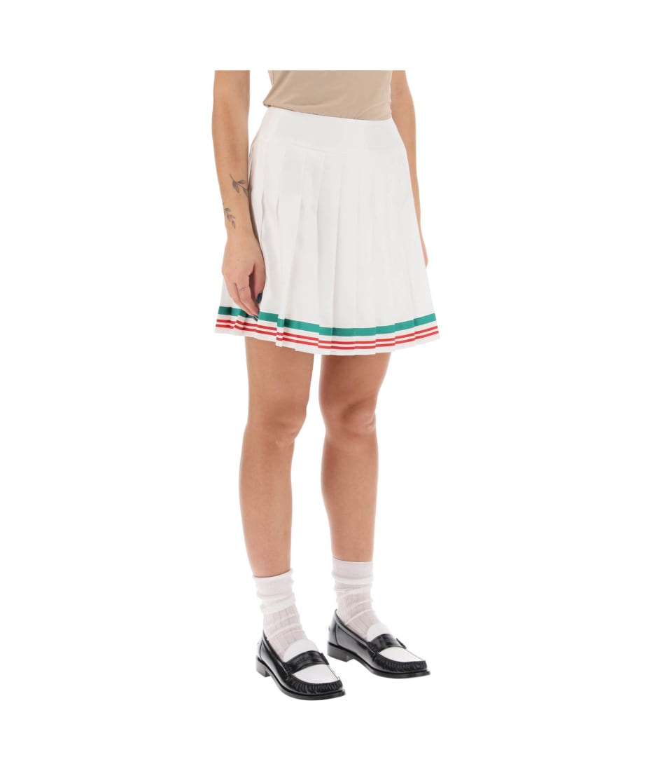 Casablanca Casa Way Pleated Mini Skirt | italist