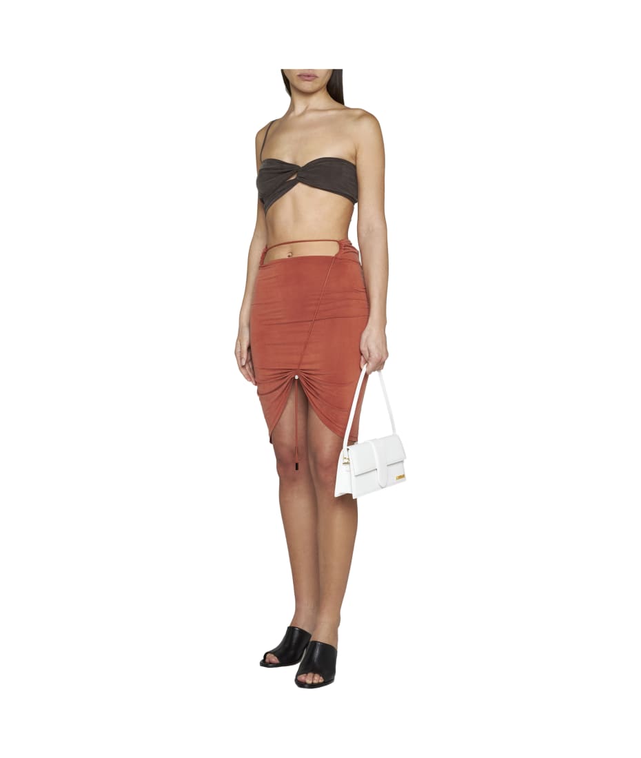 【送料&関税込】Jacquemus Short Street Style Plain Cropped T Jacquemus Short Street Style Plain Cropped Top | italist
