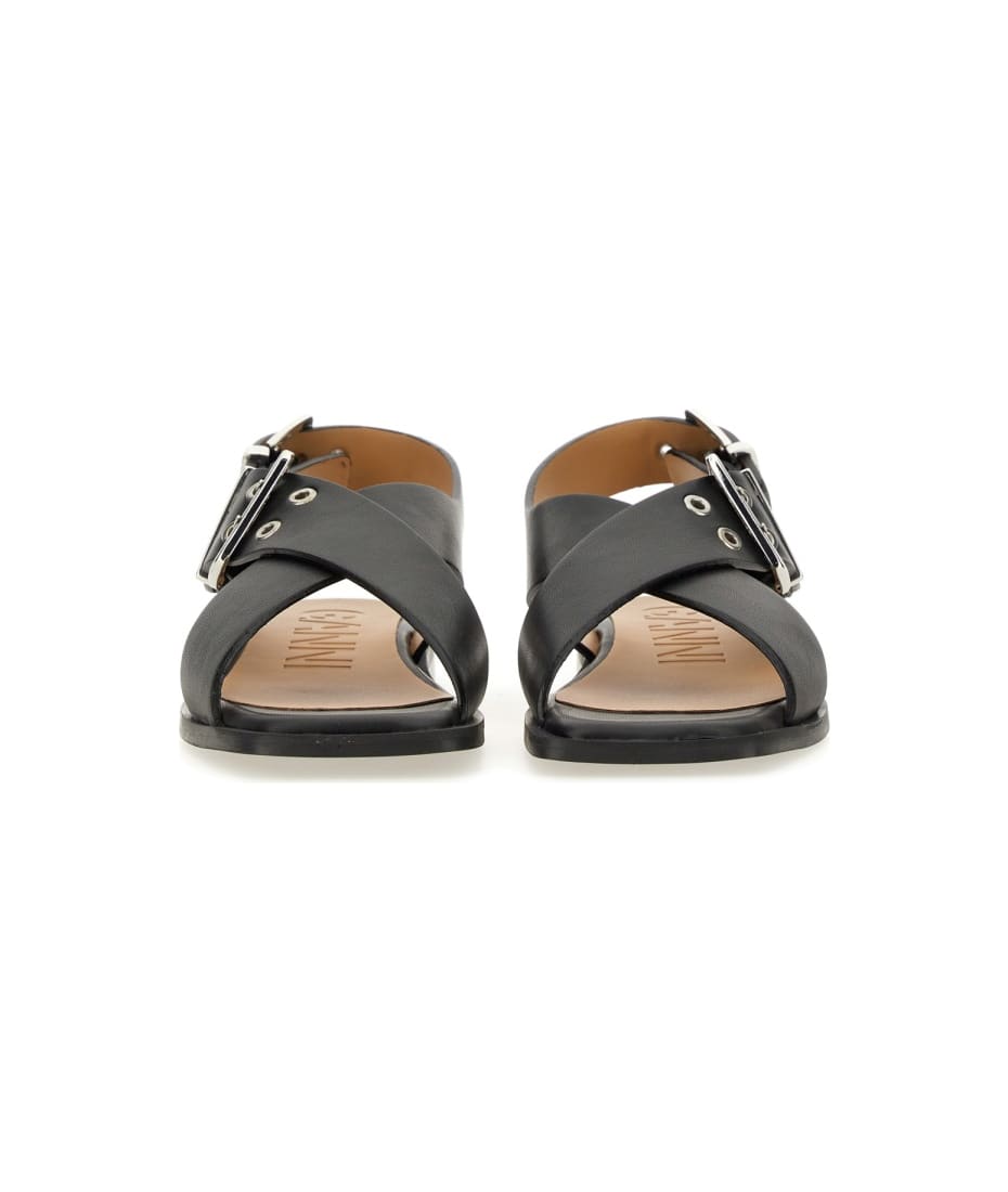 サンダル・ミュール Ganni SS24 STUDDED SANDAL (S2567_099) Ganni SS24 STUDDED SANDAL (S2567_099) (Ganni/サンダル