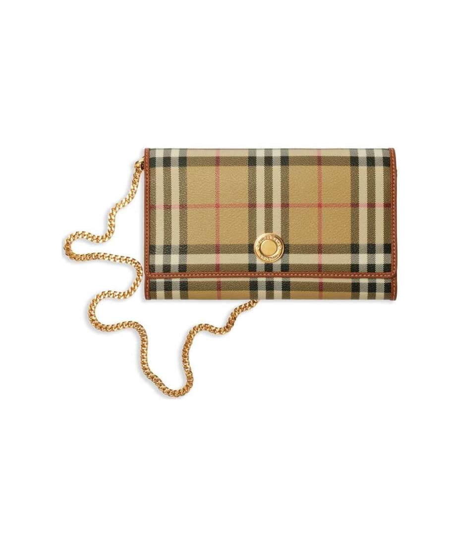 Shop Burberry Signature Check Crossbody Bag | Saks Fifth Avenue