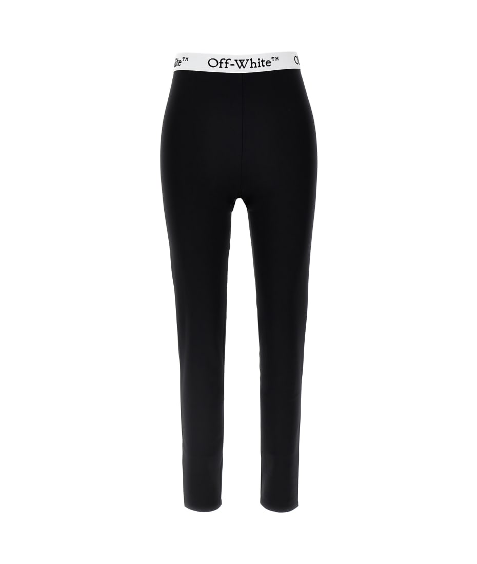 パンツ OFF-WHITE LEGGINGS WITH LOGO Off-White 'logoband' Leggings | italist