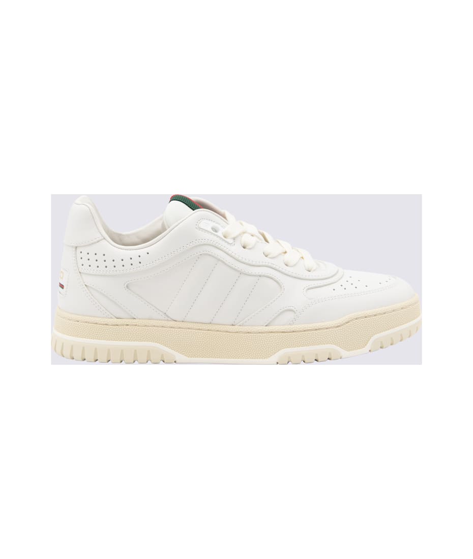 【GUCCI】WHITE LEATHER REWEB SNEAKERS 関税込み Gucci White Leather Reweb Sneakers | italist