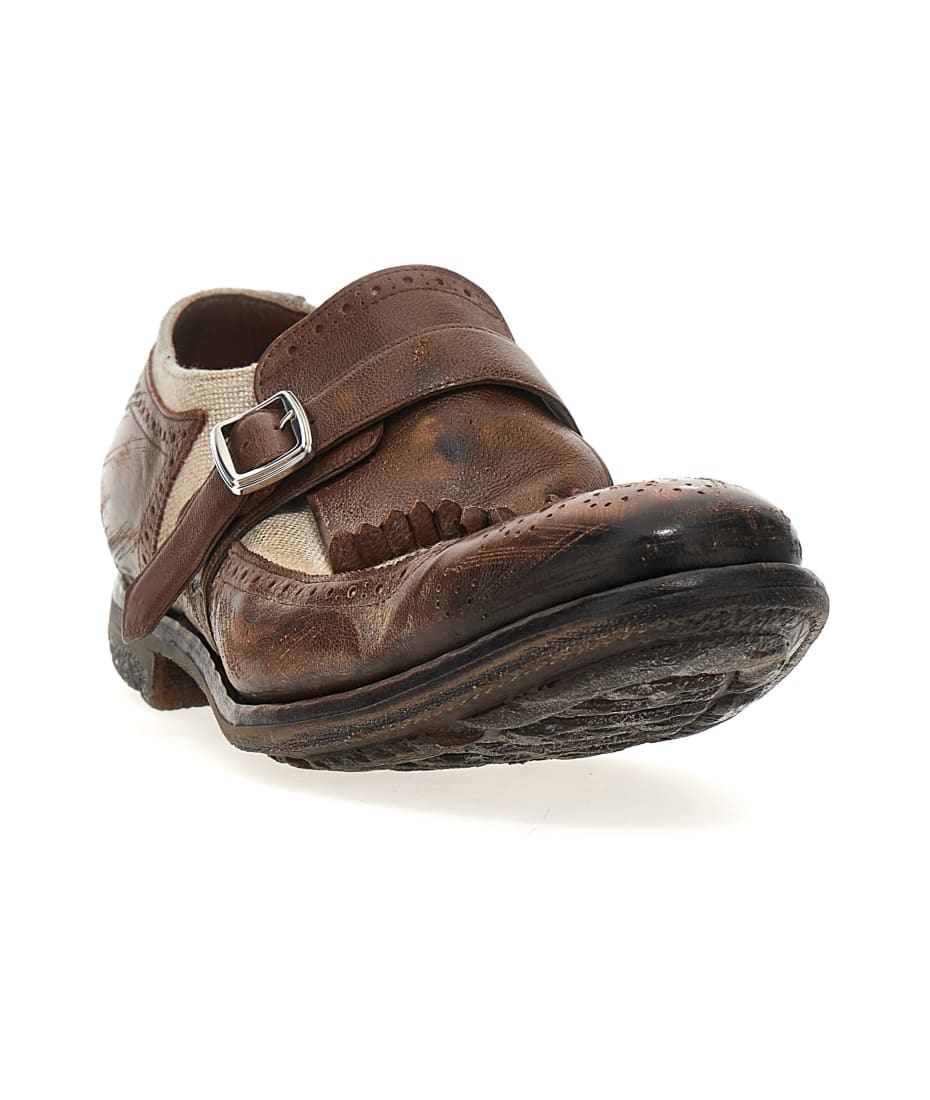 【関税&送料込】Church'S Church S Shanghai Loafers CHURCH'S Shanghai W Distressed Leather Loafers in Off white