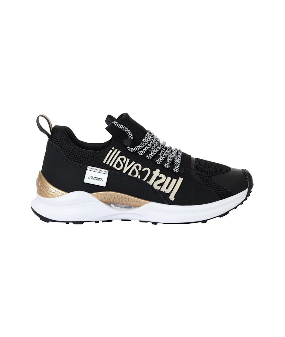 スニーカー JUST CAVALLI Woman Sneakers Black 78QA3SM8ZPA90 899 JUST CAVALLI: Sneakers woman - Black | Just Cavalli sneakers