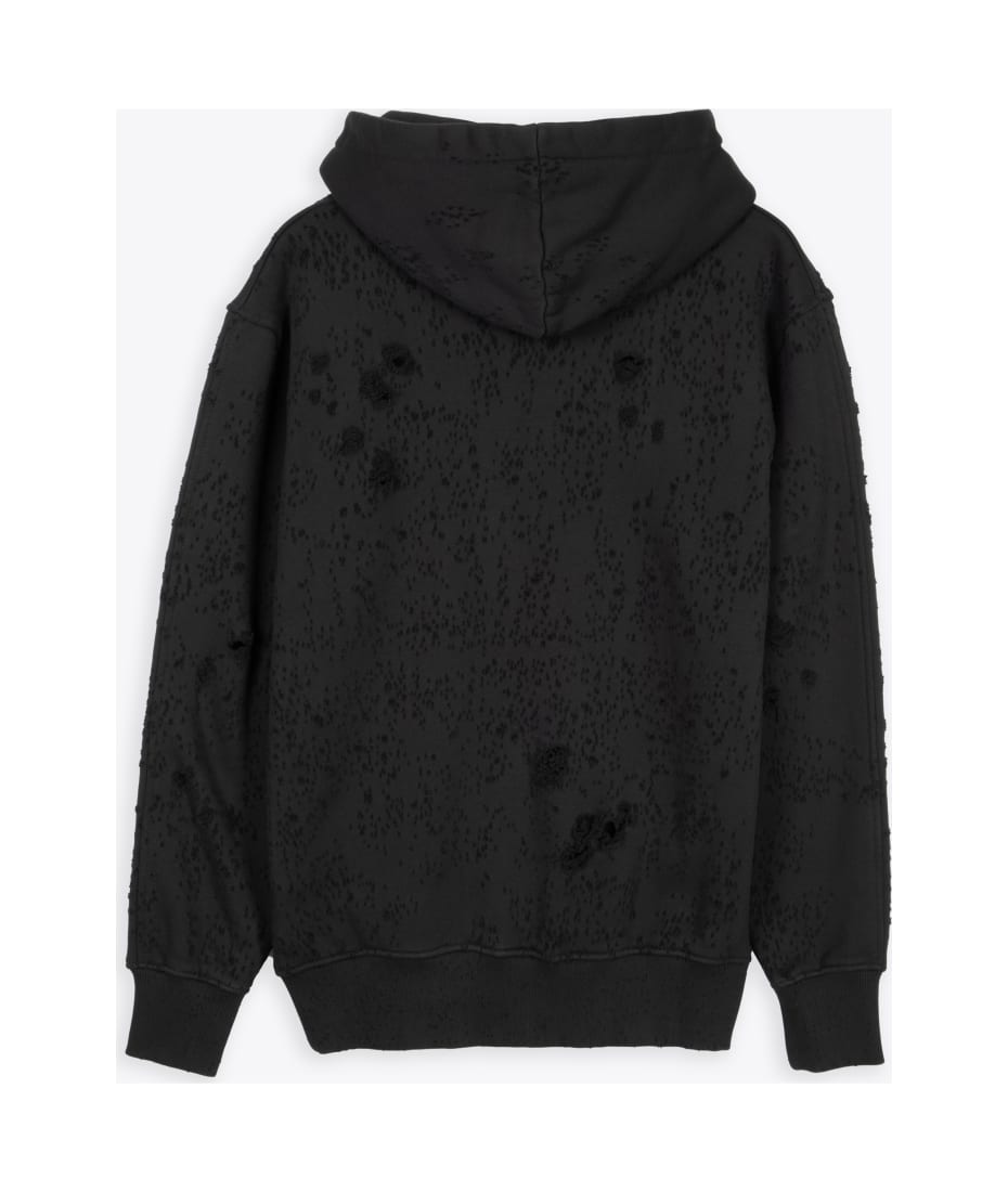 1017 ALYX 9SM Destroyed Lightercap Hoodie Black destroyed